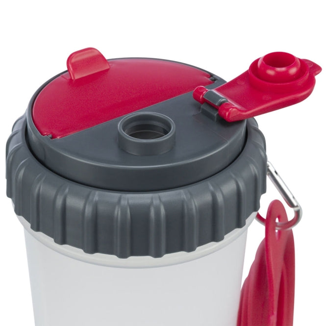 Trixie Adventure-Duo | 2-in-1 Futter- & Wasserbehälter inkl. Faltnapf
