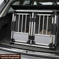 Trixie Doppel-Transportbox Aluminium