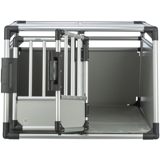 Trixie Doppel-Transportbox Aluminium