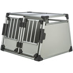 Trixie Doppel-Transportbox Aluminium