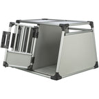 Trixie Doppel-Transportbox Aluminium
