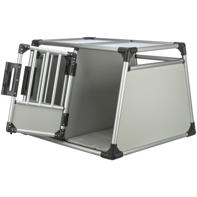 Trixie Doppel-Transportbox Aluminium